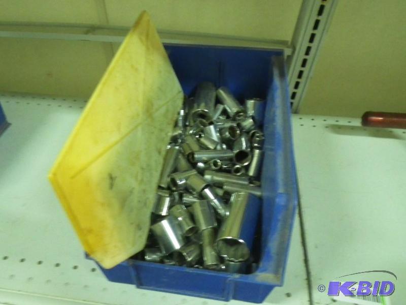 tote of misc sockets...