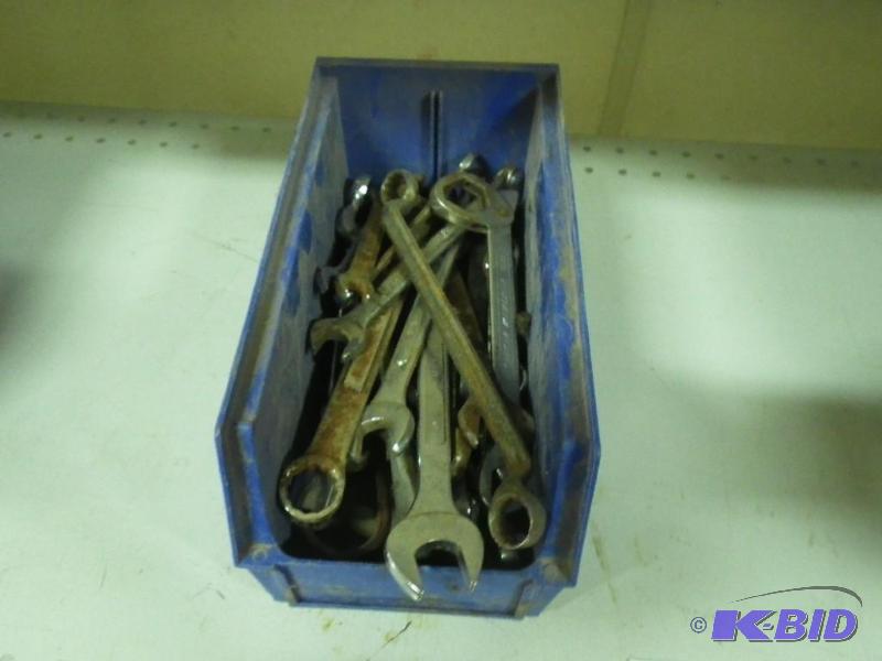 tote of misc wrenches...