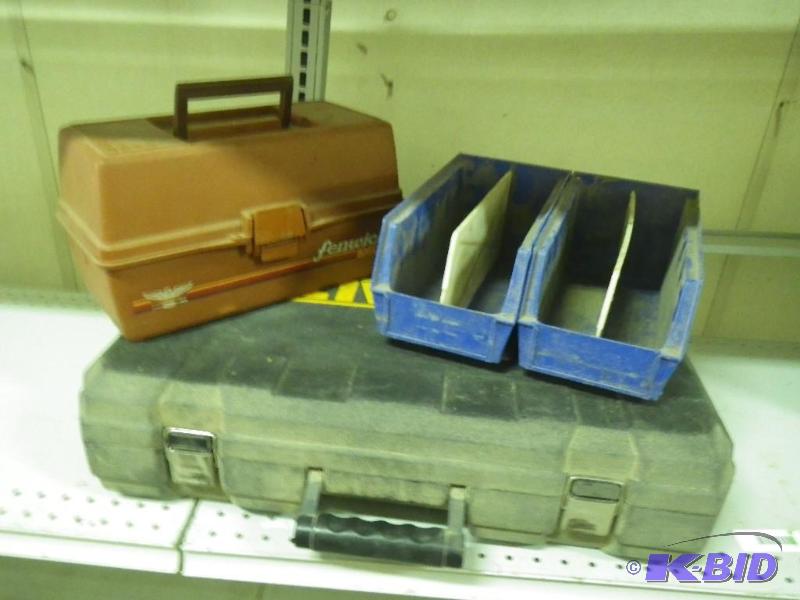 empty totes and boxes...