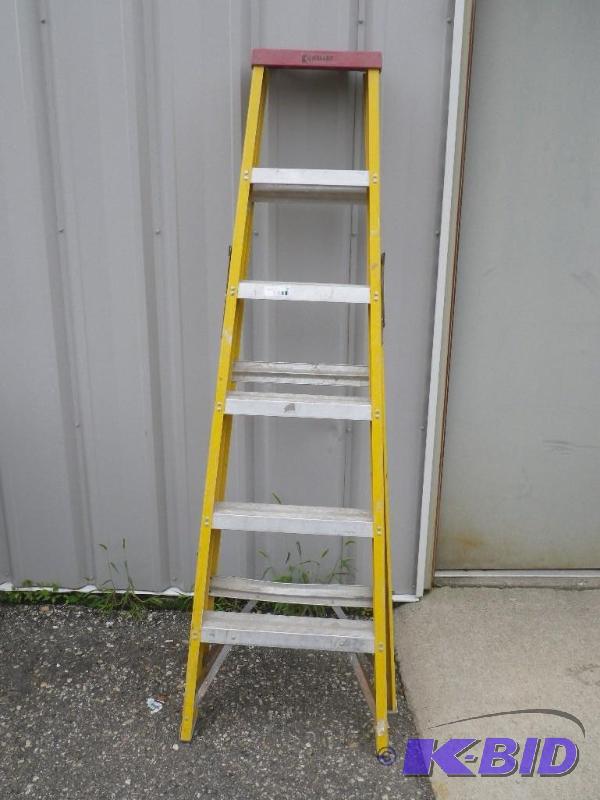 6&quot Keller fiberglass step ladder...
