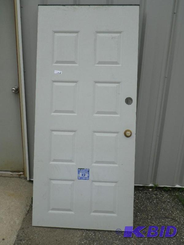 exterior door, 79&quot x 35 12&quot...