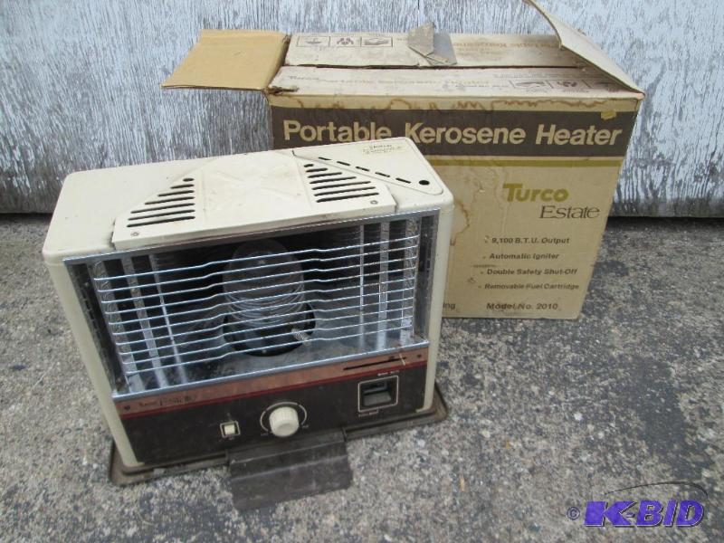 Turco portable kerosene heater, model 2010. 9...
