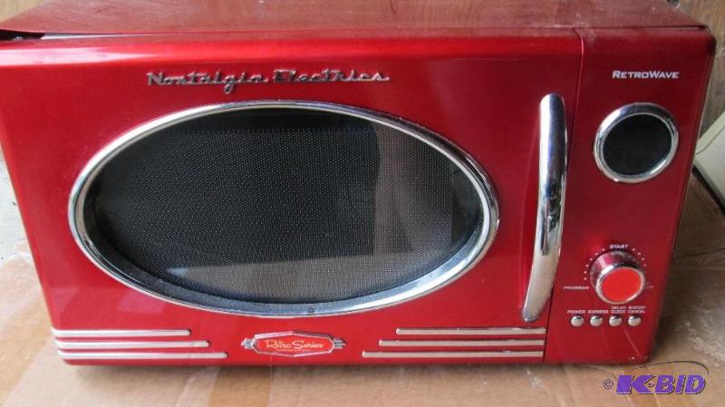 nostalgia electrics retro series mircrowave o...