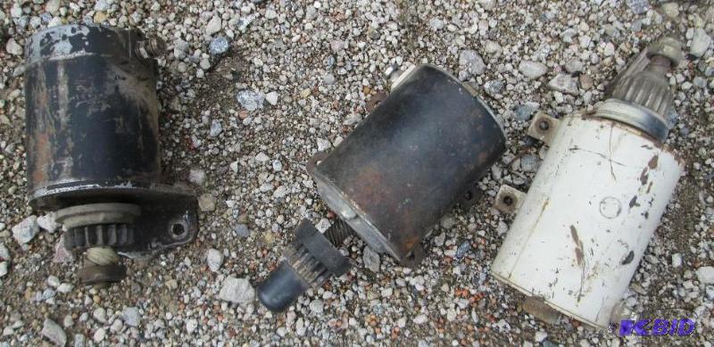 3 lawnmower starters...
