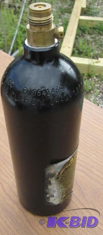 refillable cylinder of CO2 for paintball gun...
