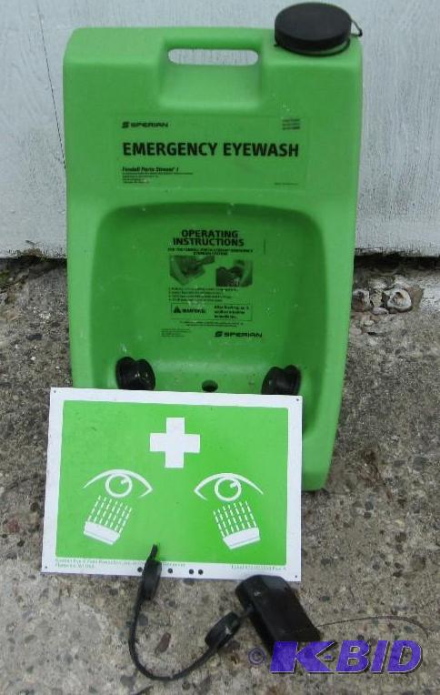 emergency eye wash station...