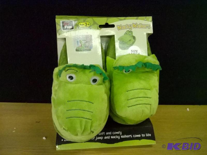 New Wacky Walker Slippers, Kids L, Gator