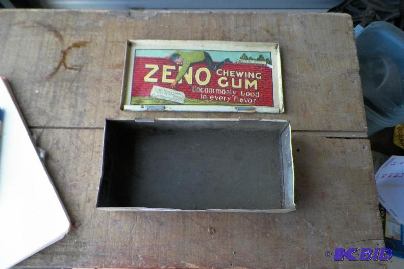 lot 24 image: Zeno Gum Tin - top is loose