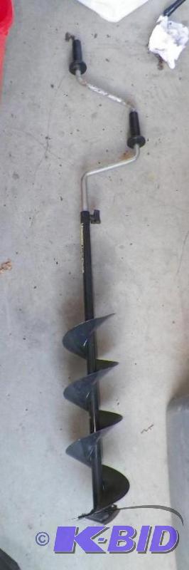 lot 37 image: 7 inch ice fishing auger