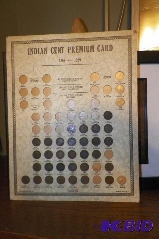 lot 78 image: Indian Head Penny Collection  31 Different Dates