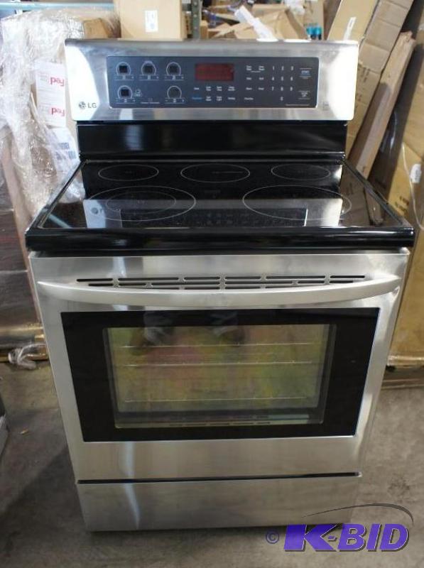 LG Stove Model # (LRE3083ST) 6.3 Cu. Ft. Elec...