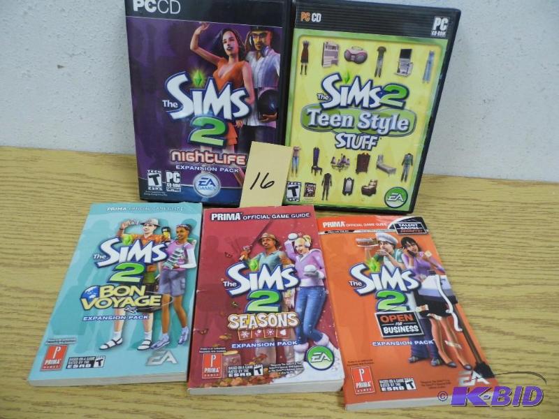 Sims Games and Books