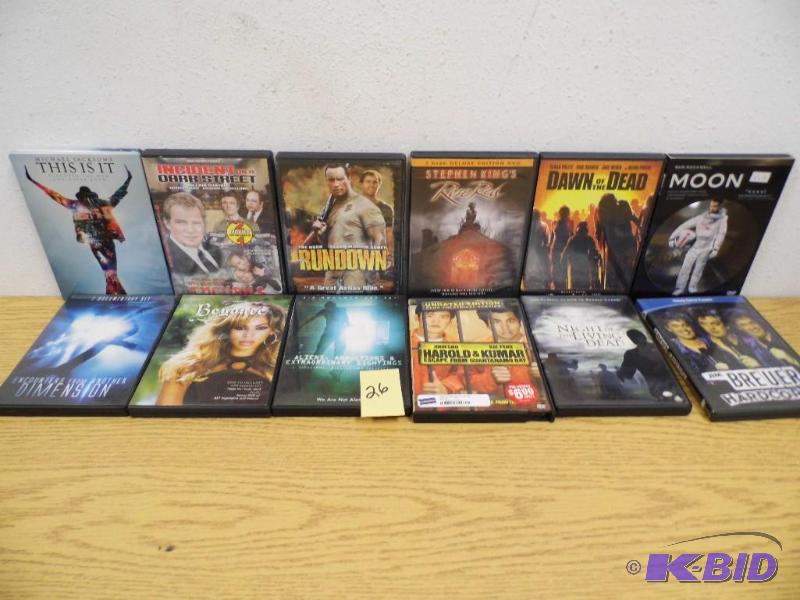 12 DVDs