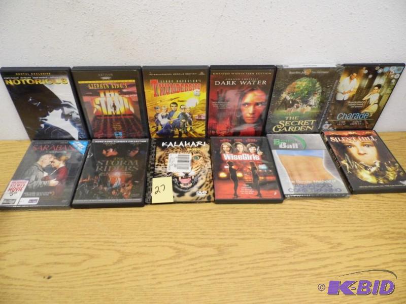 12 DVDs