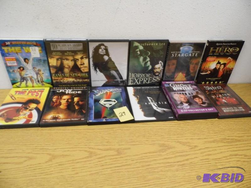12 DVDs
