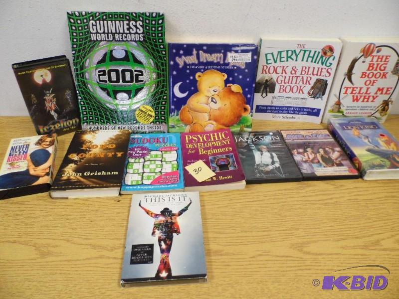 Books, DVDs, VHS