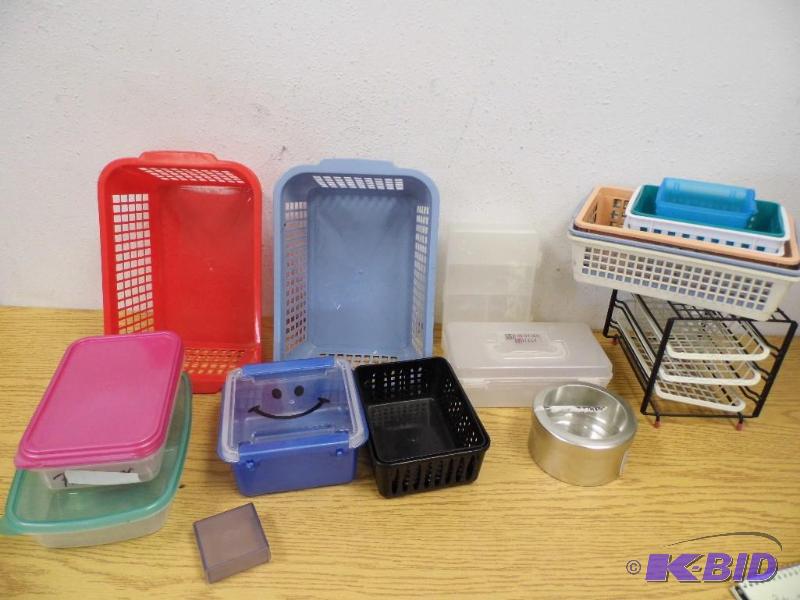 Plastic Bins and Organizers