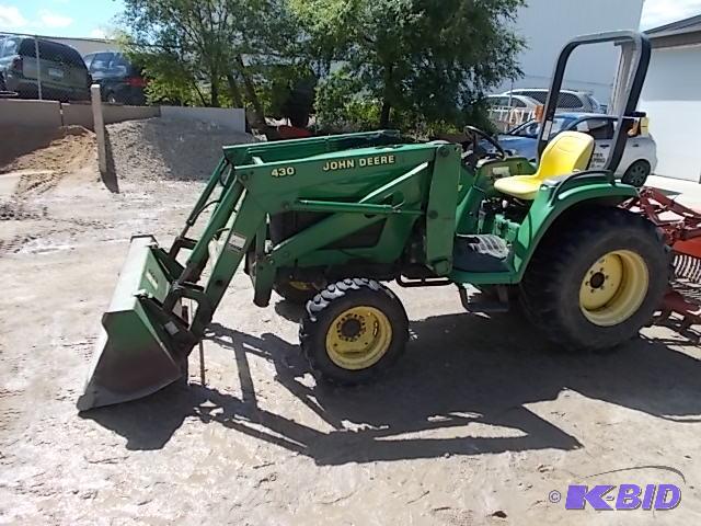 2001 John Deere 4400 Utility Tractor, 3 Cylin...