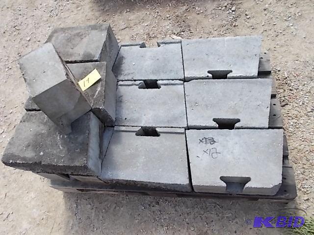 (12) Blocks 16&quot x 10&quot x 6&quot...