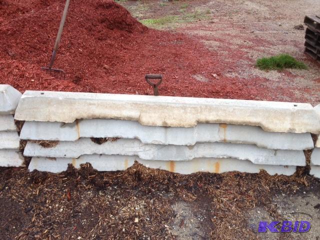 (4) Parking Curbs 8 Long, 10&quot Wide, &am...