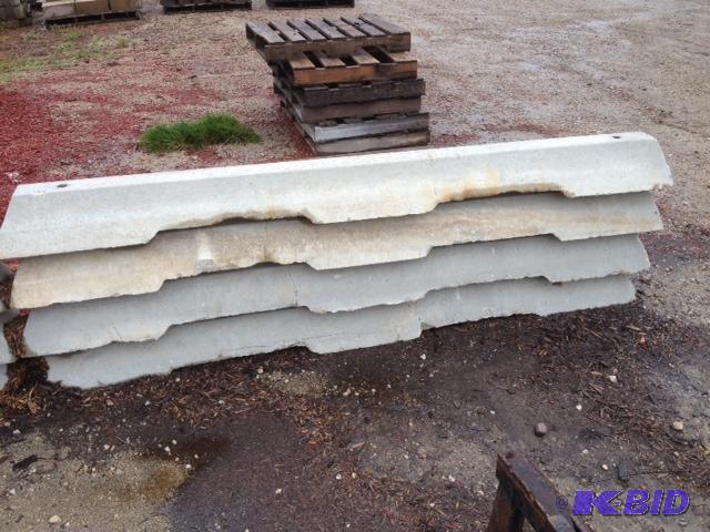 (4) Parking Curbs 8 Long, 10&quot Wide, &am...