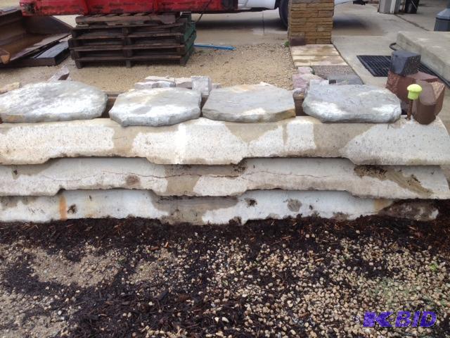 (3) Parking Curbs 8 Long, 10&quot Wide, &am...