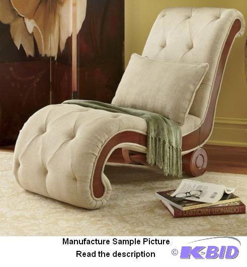 Curved Lounge Chaise - With comfort and elega...
