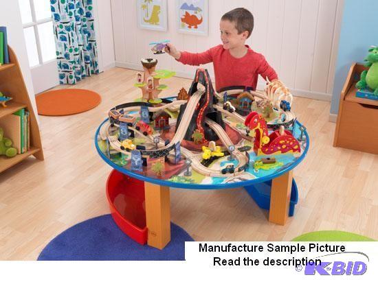 Kids Dinosaur Train Table Set - Dinosaurs, gi...