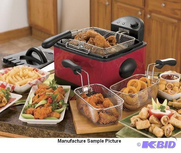 Ginnys Brand Deep Fryer - Red - Ginnys Brand...