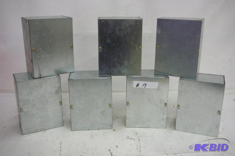 Galvanized electrical box 7 count&nbsp 6&quo...
