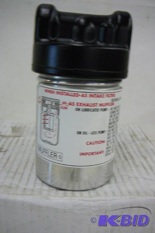 Vac pump AB612A12 NPS muffler 10 count...