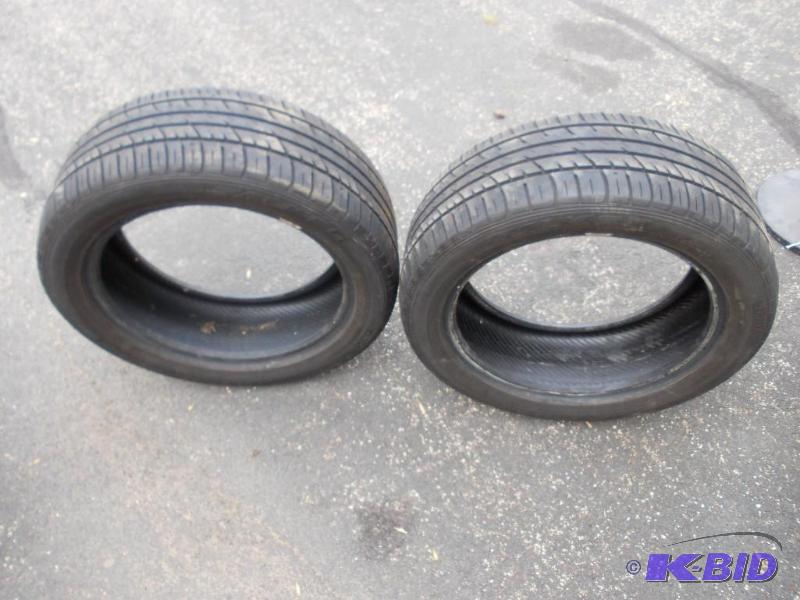 lot 27 image: 2-Low Profile Tires (Falken) 215-50-17  ...