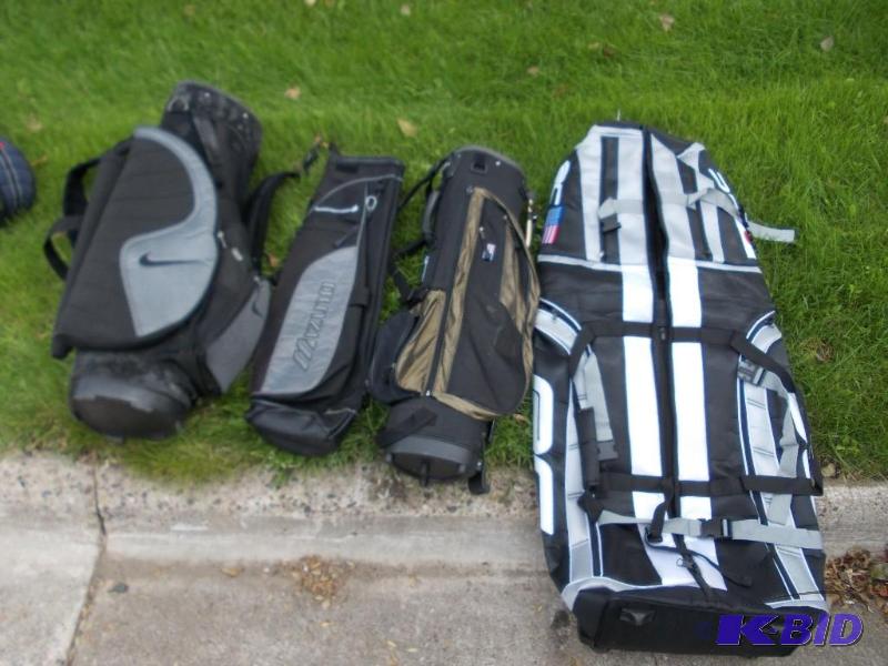 lot 29 image: 4-Golf Bags (1-Is A Nice Travel Bag)...