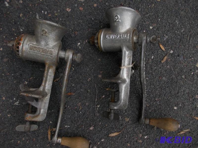 lot 50 image: 2-Hand Meat Grinders...