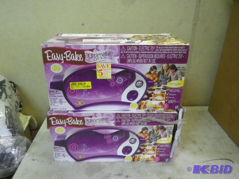 2 easy bake ovens...