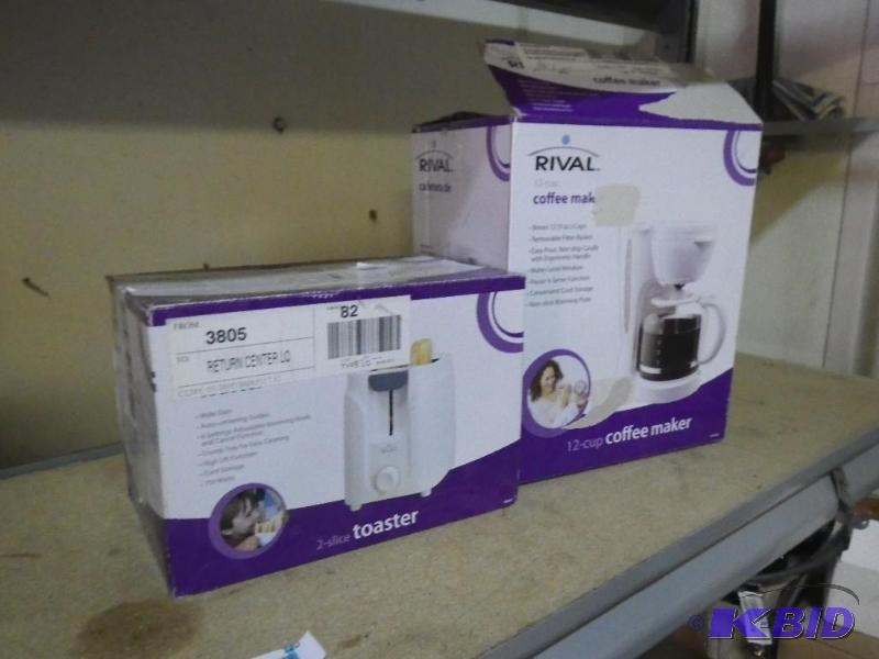 Toaster and coffee maker...