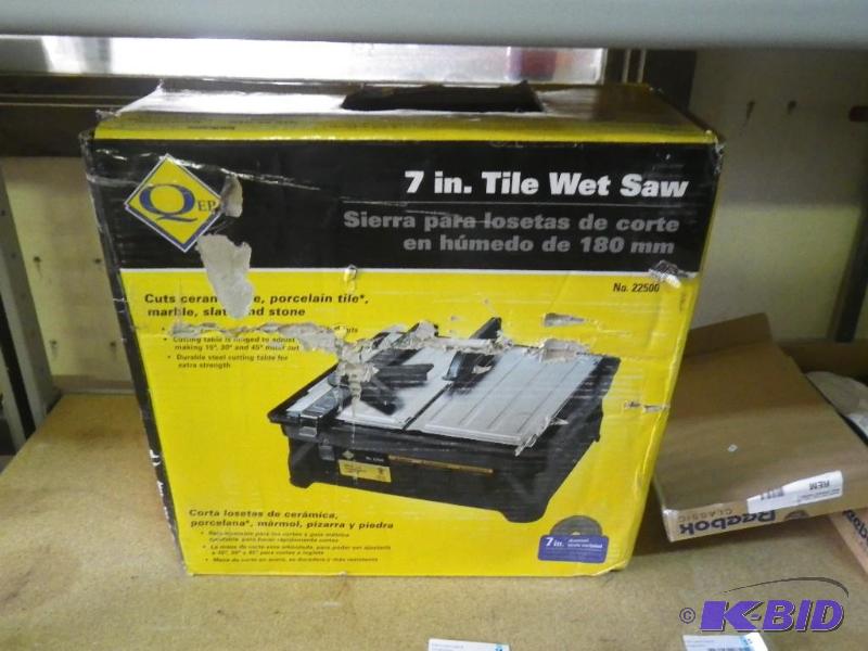 7 in tile saw...