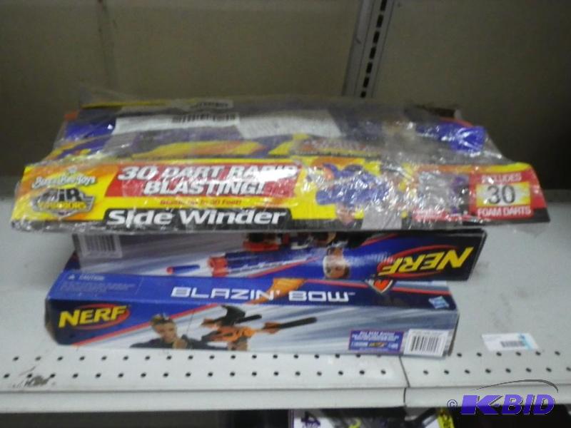 Nerf guns...