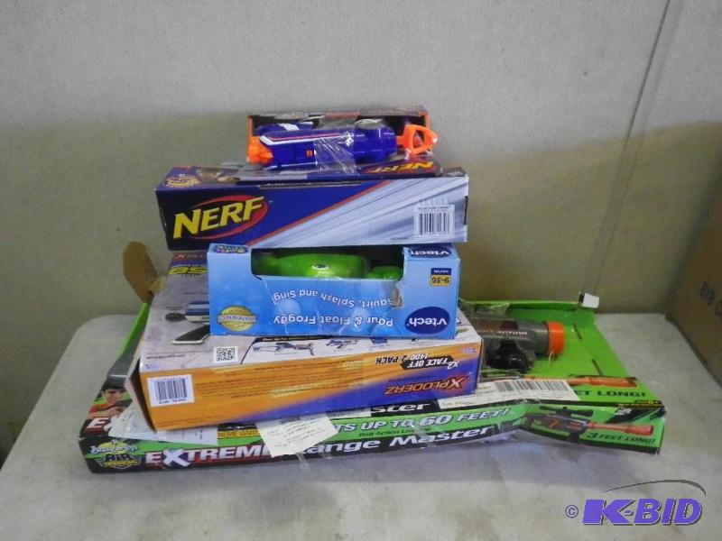 nerf guns...