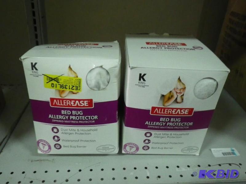 2 bed bug mattress covers, king...