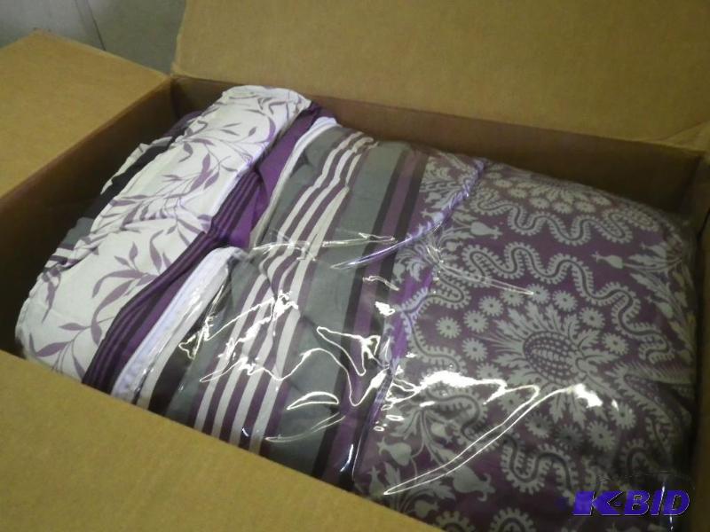 Lisbon Purple Qn 20 pc bed set...