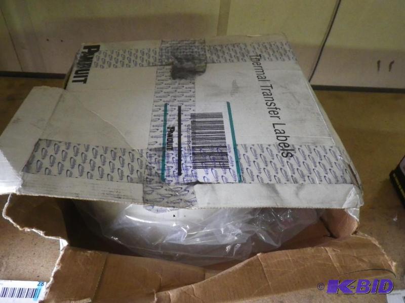 Roll of thermal labels...