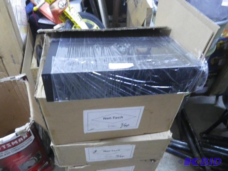 Lot of Nettech AV boxes...