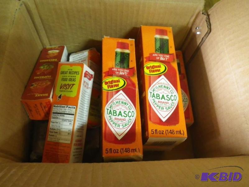 Box Tobassco sauce...