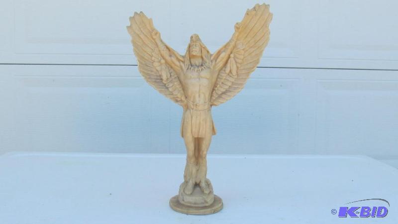 Native American Chief Carving