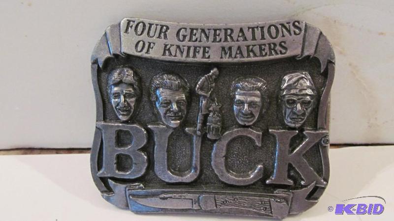 Belt Buckle  Buck Knife