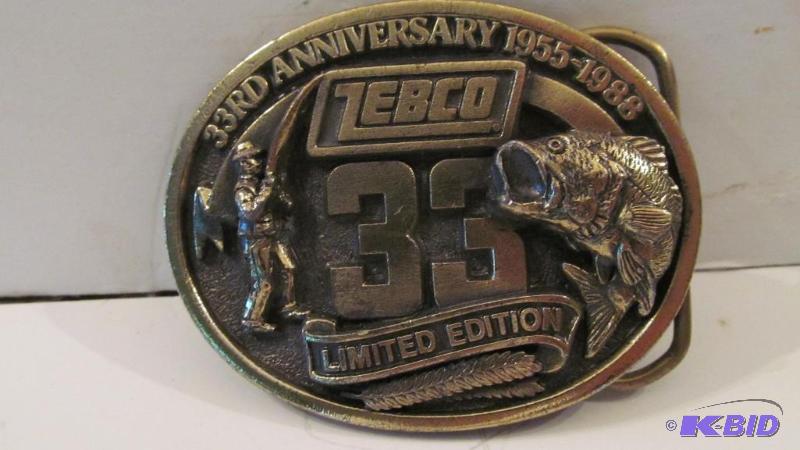 Belt Buckle  Zebco 33