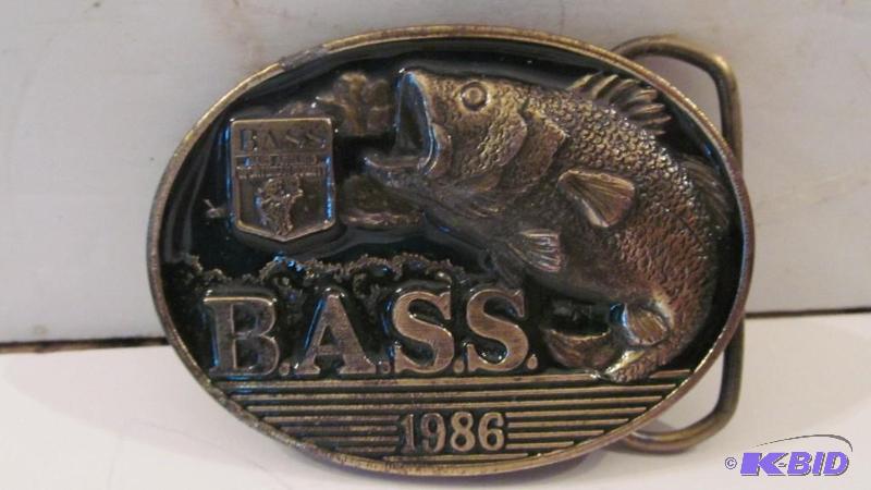 Belt Buckle  Official B.A.S.S. 1986