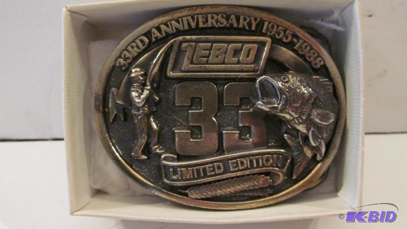 Belt Buckle  Zebco 33 in Box