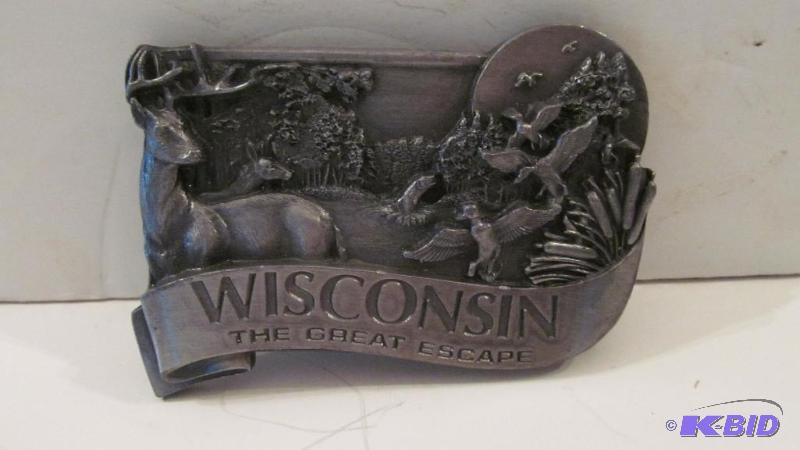 Belt Buckle  Wisconsin